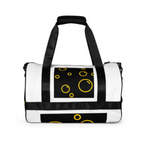 All-over print gym bag "Bubble Vibe"