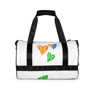 All-over print gym bag "Color Hearts"