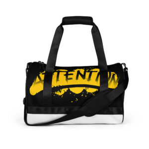 All-over print gym bag "Attention Mode"