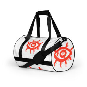 All-over print gym bag "Bloody Eye"