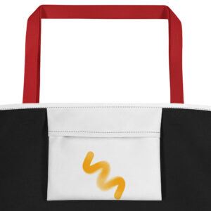 All-Over Print Large Tote Bag "Sun Swirl"