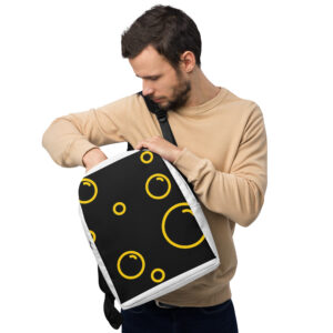 Minimalist Backpack "Bubble Vibe"