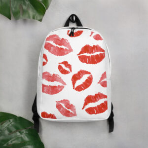 Minimalist Backpack "Love Stains"