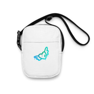 Utility crossbody bag "Winged Heart"