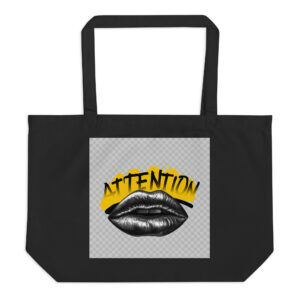 Large organic tote bag "Fierce Glam"