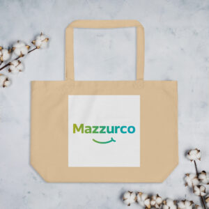 Large organic tote bag "MAZZURCO"