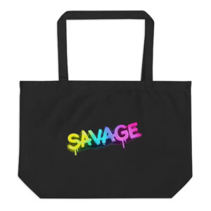 Large organic tote bag