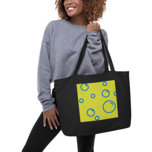 Large organic tote bag