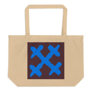 Large organic tote bag