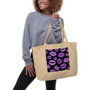 Large organic tote bag